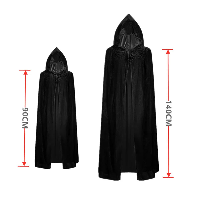 Kids’ Grim Reaper Halloween Costume – Red-Eye Design