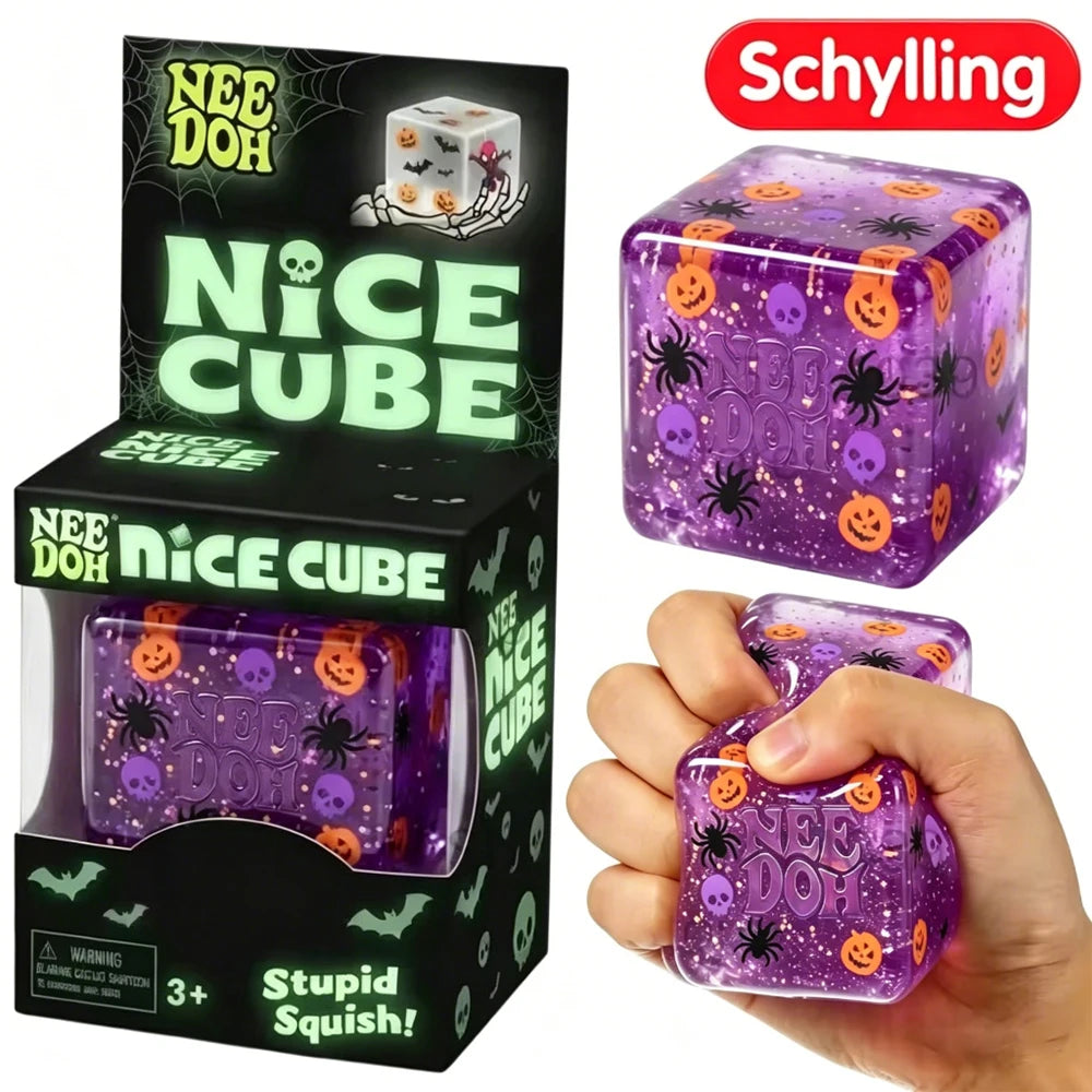 Holographic Ribbon Squishy Fidget Toy, Squeeze, Knead & Stretch, 1 Piece