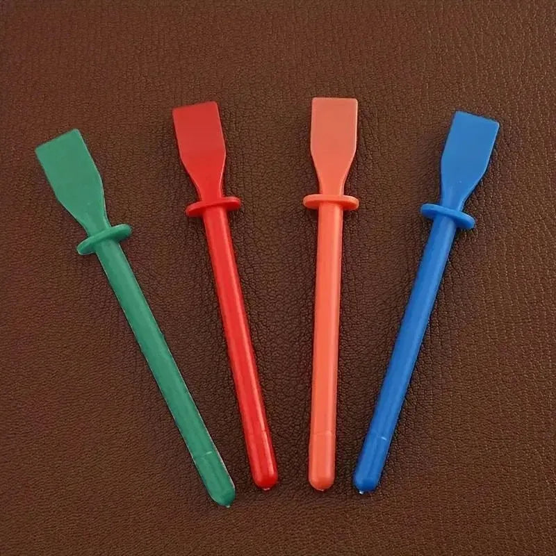8-20pcs Glue Spreaders,Polypropylene Glue Smear Sticks Applicator, Painting Scrapers For Handmade DIY Art Leather Craft Tool