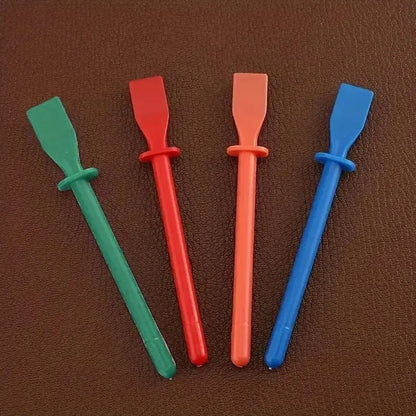 8-20pcs Glue Spreaders,Polypropylene Glue Smear Sticks Applicator, Painting Scrapers For Handmade DIY Art Leather Craft Tool