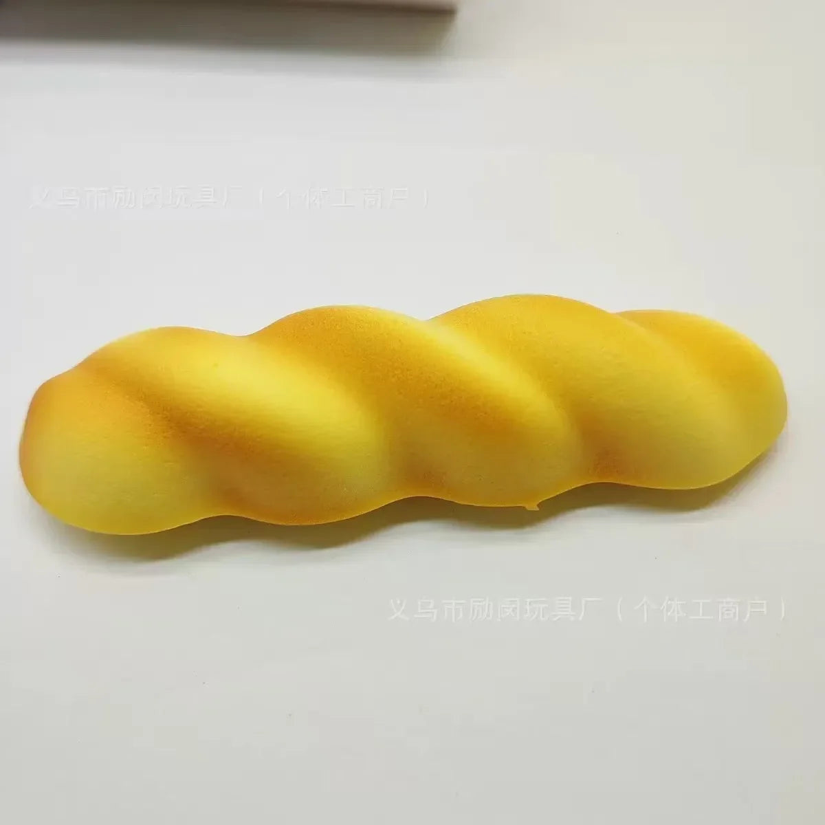 1pc Croissant Fried Dough Stick Cat Paw Squishy Toy, Slow Rebound Stress Relief Squeeze Fidget, Cute Desktop Decompression Gift