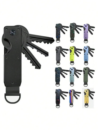 Metal Keychain, Aluminum Alloy Key Organizer, Best Gift For Men And Women