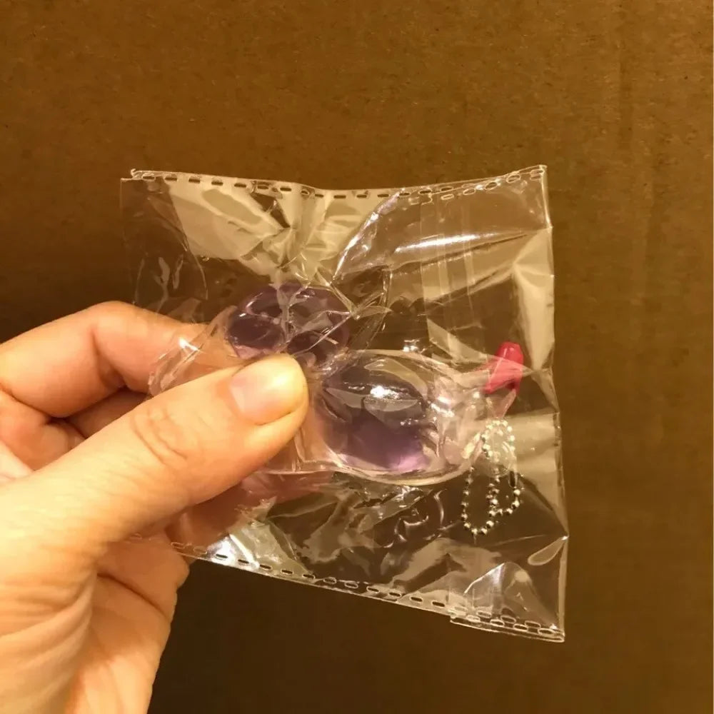 New Cute Simulation Bean Squeeze Toys Children Decompression Toys Keychain Pendant Pinch Music Fidget Toys squishy Toy Kids Toy