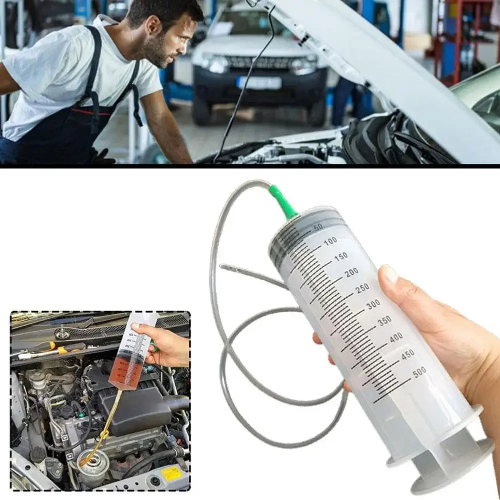 550ml Large Capacity Syringe Oil Pump Car Oil Fluid Extractor With Hose Manual Vacuum Syringe Suction Pump Extractor.,';/pi