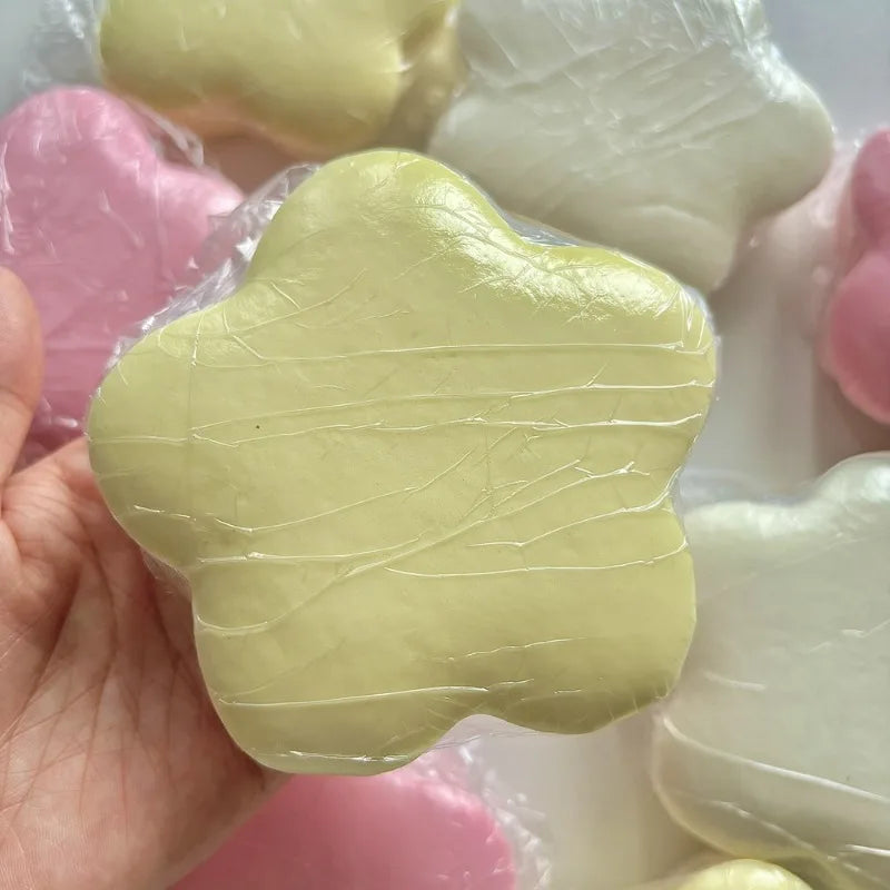 Yellow Squishy Star Fidget Toy Slow Rising Pinch Anti-anxiety Squeeze Toy Super Soft Cute Rebound Decompression Toy Funny Gifts