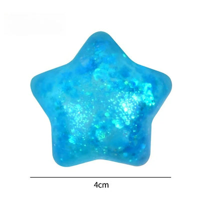 1pc Maltose Star Slow Rising Squishy Decor, Creative Squeeze Ornament for Desk Display, Cute Soft Star Fidget for Office