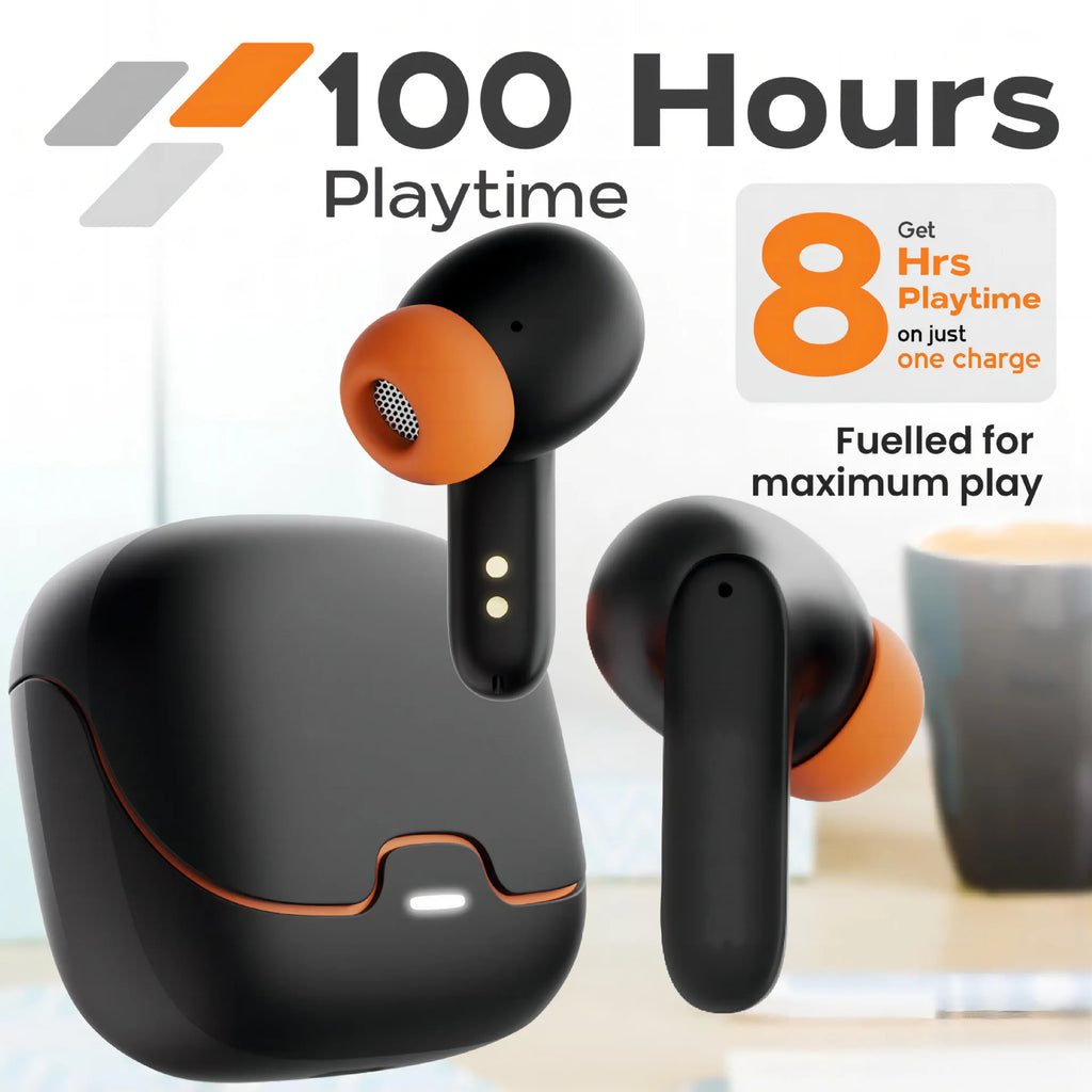 TWS Wireless Earphones Bluetooth 5.4 – ENC Noise Cancelling, Ultra-Low Latency, Waterproof (Sivir)