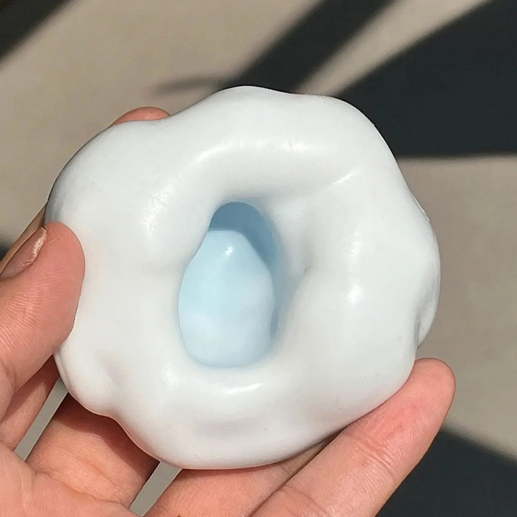 Relax Ball Squishy Table Toys Plasticity Ice Skin Super Soft Ultra-Thin Sticky Handmade Ball Light Squeez Stress Relieving Toys