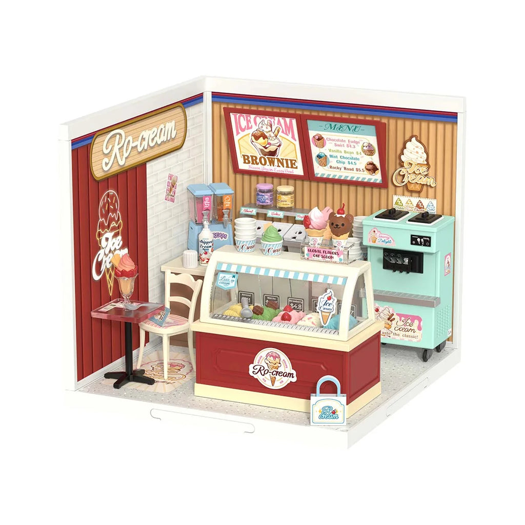 Robotime Rolife 3D Puzzle Lovely Pink Bedroom DIY Miniature House Kit Building Blocks Gift Girls Kids