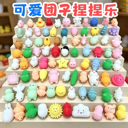 5–50 PCS Party Favors Mini Mochi Squishy Squeeze Toys, Random Assortment