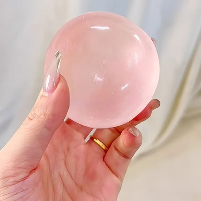 Pink & Blue Maltose Squishy Toys – Soft Transparent Slow Rebound Sensory Decompression Toy