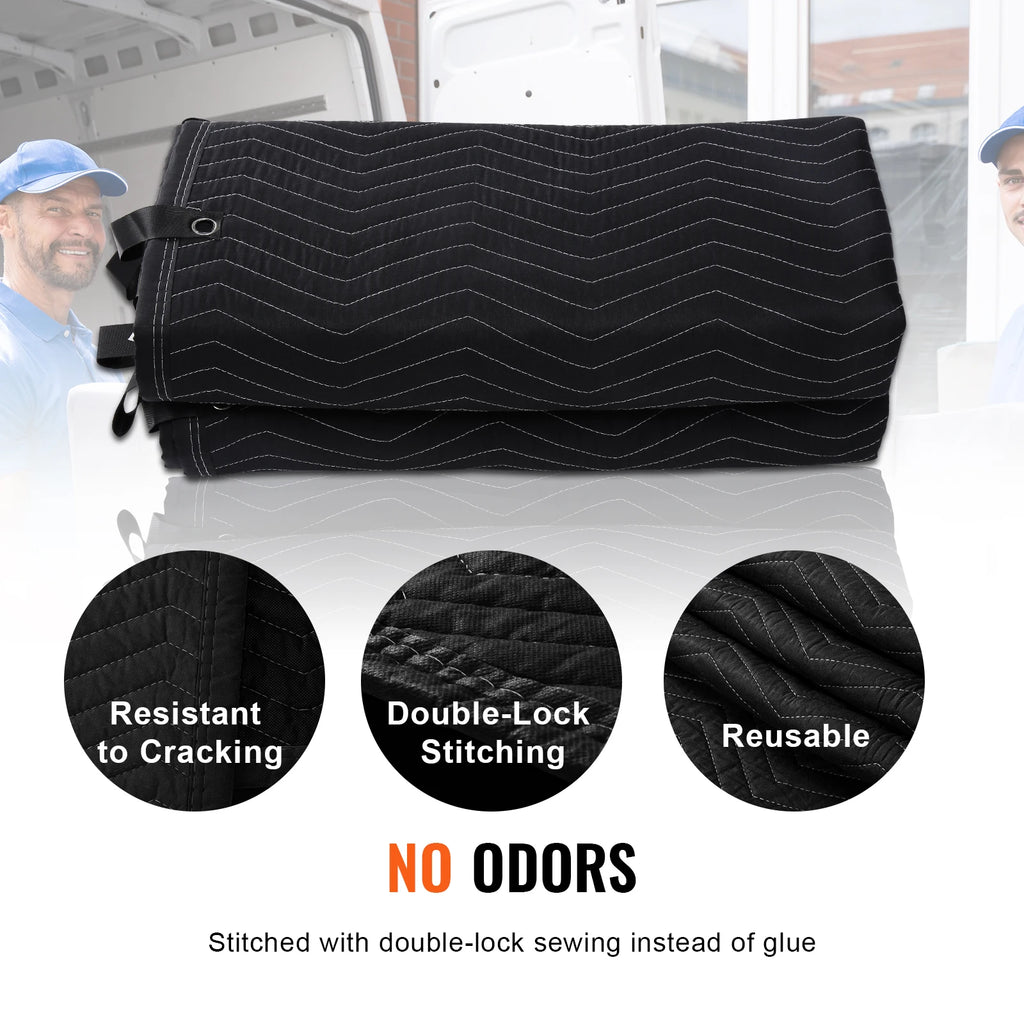 SucceBuy 96x80 Acoustic Noise Blocking Sound Dampening Blanket Light Blocker Studio Door Grommeted