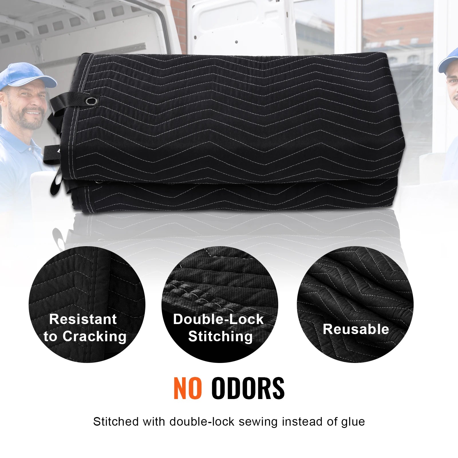 SucceBuy 96x80 Acoustic Noise Blocking Sound Dampening Blanket Light Blocker Studio Door Grommeted