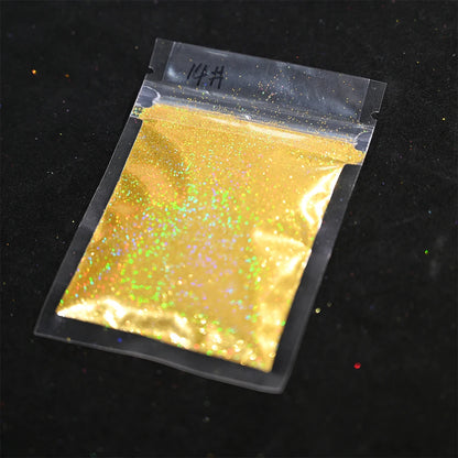 Laser Holographic Rainbow Nail Glitter 0.2MM Sparkly Nails Glitter Powder 10G/5G Dazzling Glitter Dust DIY Nail Art Decoration