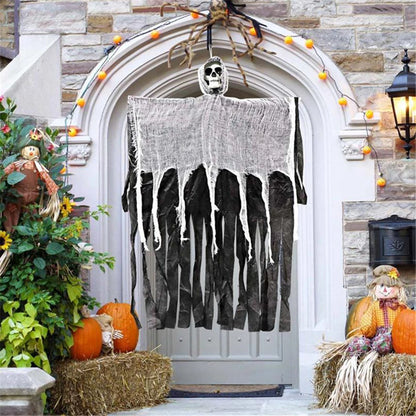 Halloween Decorations – Hanging Skull Ghost or White Spider Web