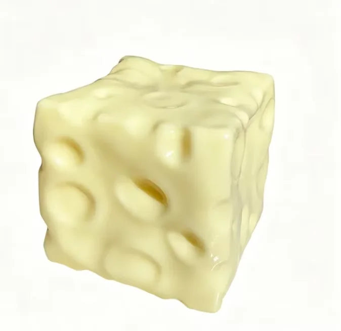 1pcs Squishy Cheese Cube Stress Relief Toy Taba Stress Ball Shapeable Squeeze Ball Non Rebound Sensory Fidget Stress Relief Toy