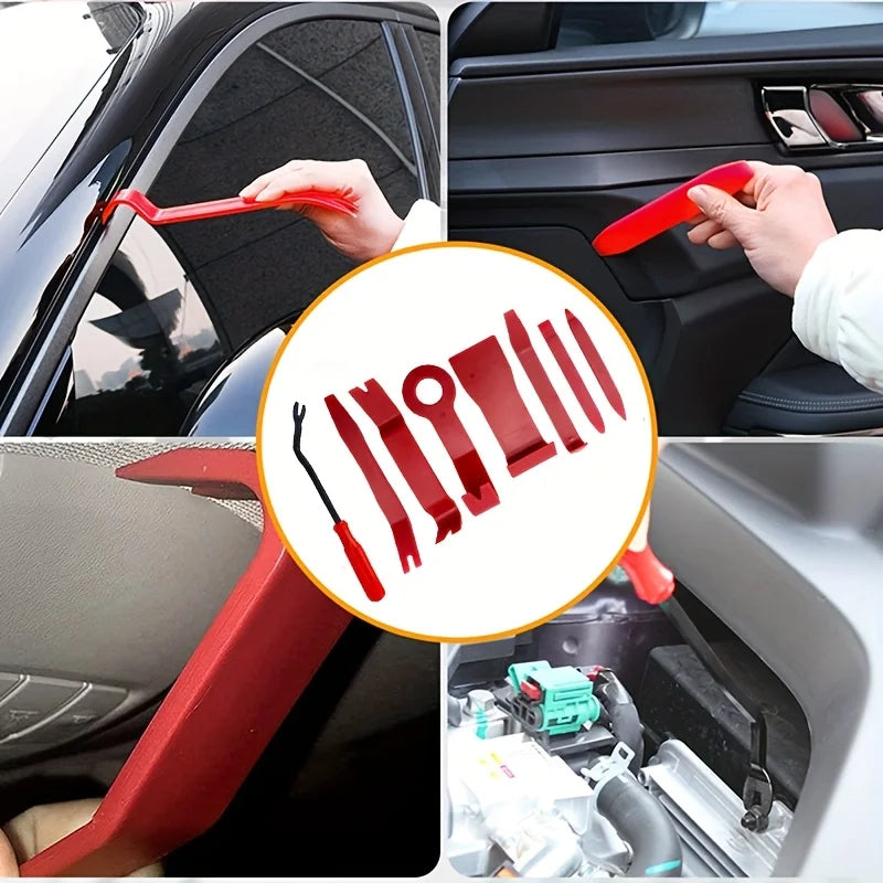 Car Door Tool Kit Inflatable Air Pump Auto Window Door Open Fixing Gripper Tools with Long Reach Kits & Carrying Bag
