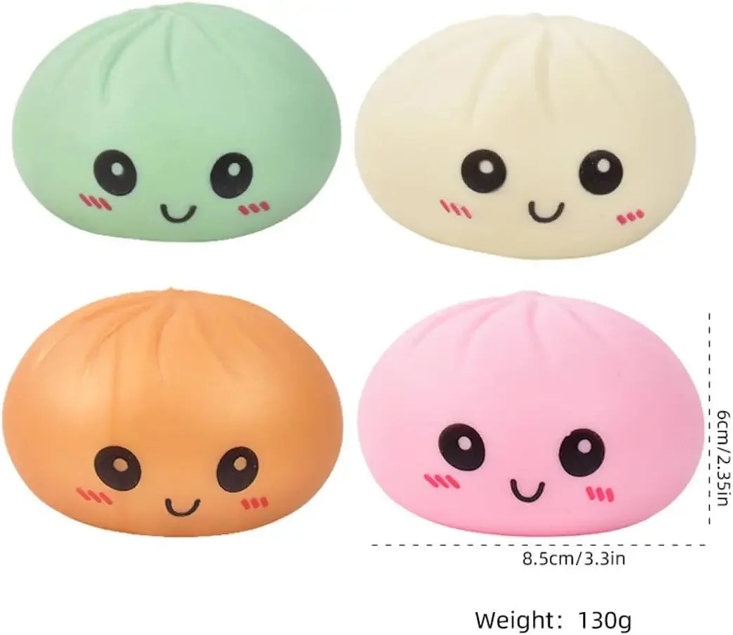 Giant Dumpling Mystery Box: Random Color Glitter Squishy Toy, Maltose Texture Slow Rising Stress Ball, Aesthetic Desk Toys