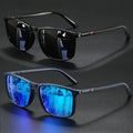 Luxury Square Vintage Sunglasses for Men & Women – 2 Pack (UV400 Protection)
