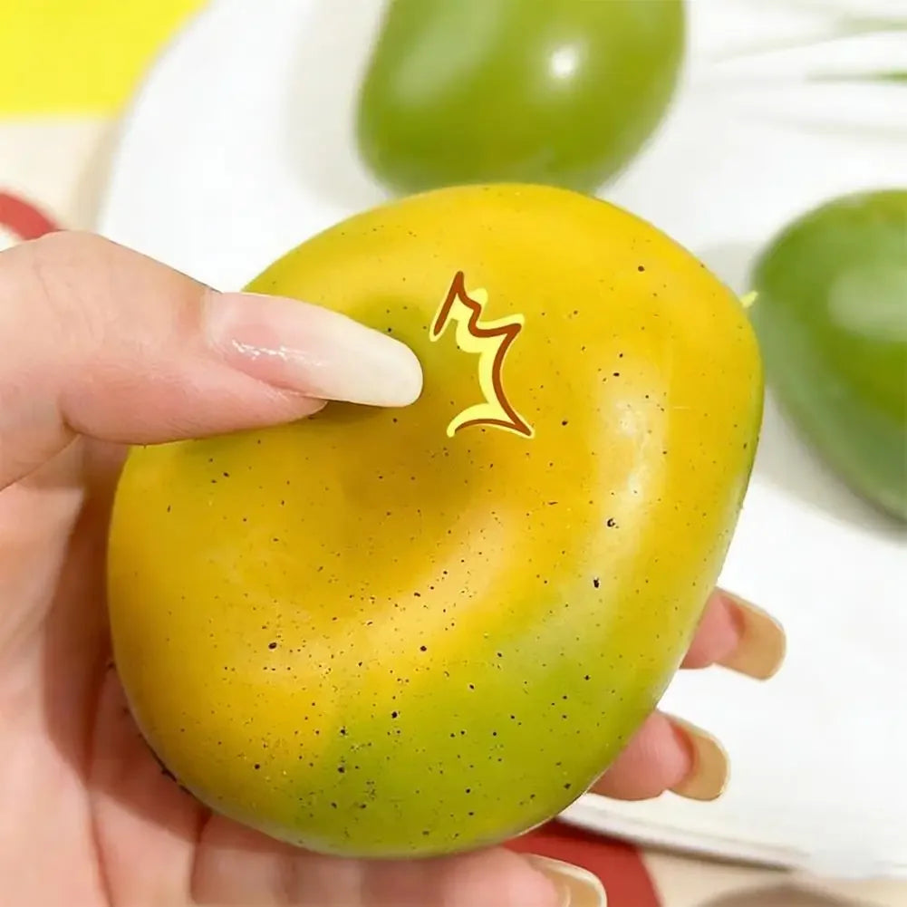 Strawberry Mango Pinch Music Color Change Slow Rebound Release Stress Relieving Ball Stress Relieving Toy Artifact