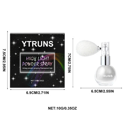 Star Glitter Spray, Body Makeup Highlighter, 3D Glitter Laser Fine Powder, Suitable For Performance And Dance, Clavicle And Body