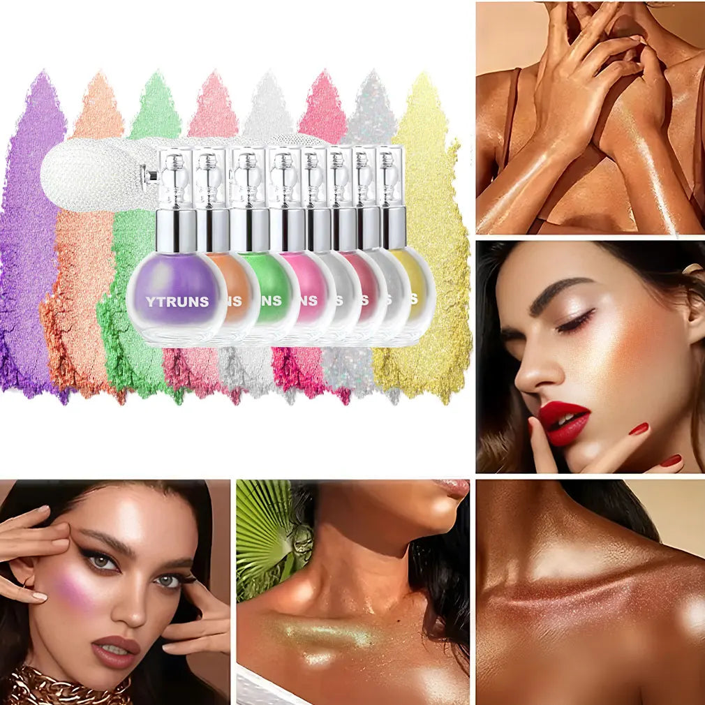 Star Glitter Spray, Body Makeup Highlighter, 3D Glitter Laser Fine Powder, Suitable For Performance And Dance, Clavicle And Body