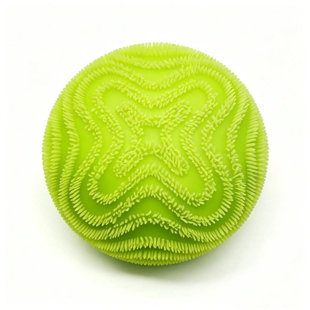 Fuzz Ball Sensory Squeeze Toy NeeDoh Sensory Squeeze Toy Wonder Waves Textured Stress Relief Fidget Ball
