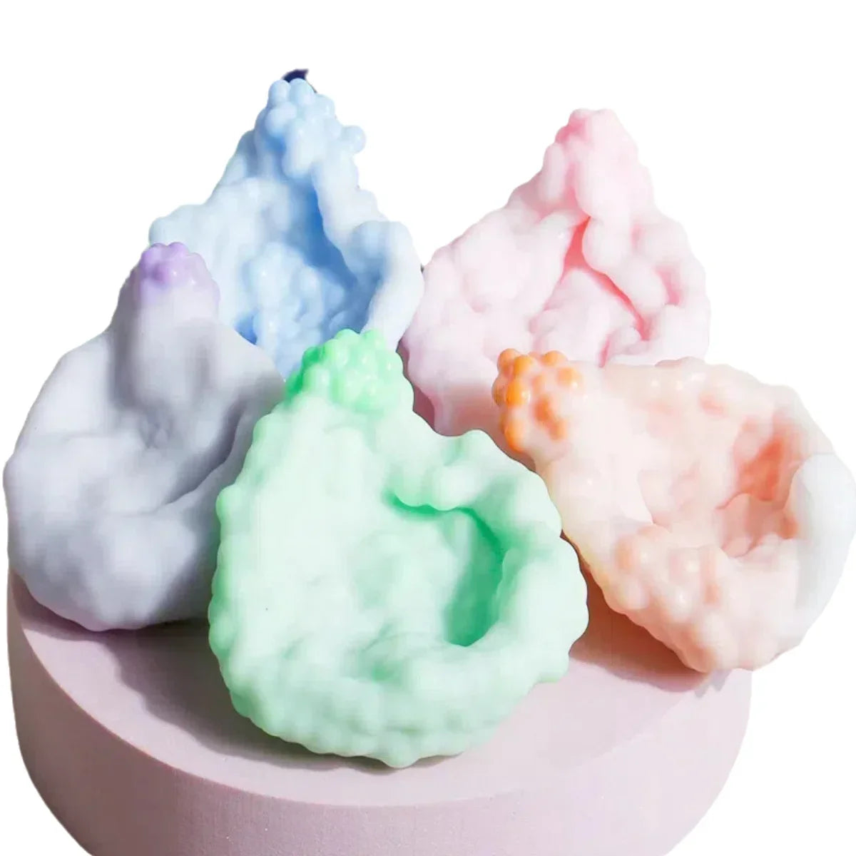 Shapeable Vacuum Squishies Sand Ball Grape Stress Ball Stress Relief Noisy Ball Desktop Squeezing Soothing Toy Birthday Gift