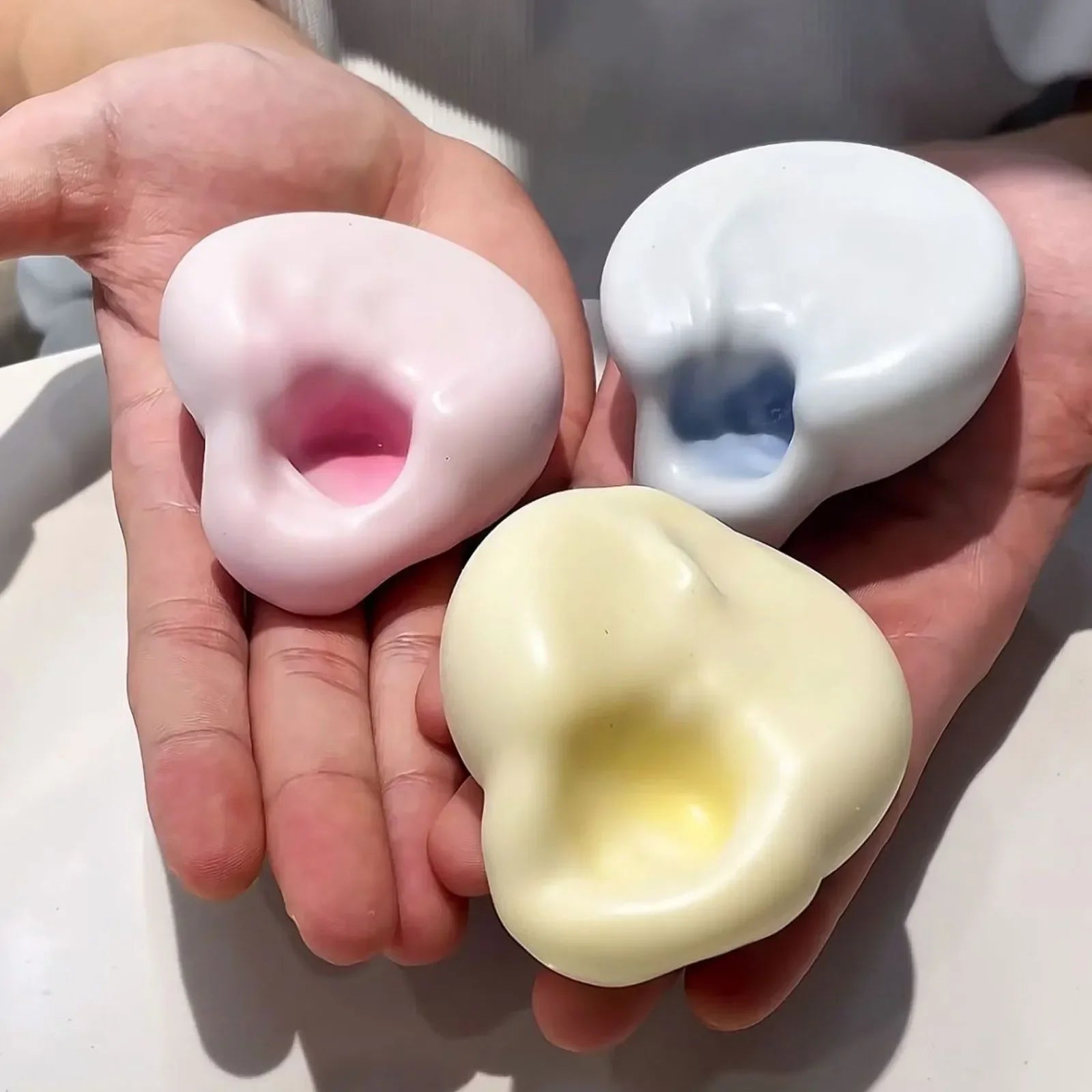 Mustbuy Needoh Squishies Needoh Nice Cube Cheese Squishy Squishy Stress Ball Squishies Squishy Toys Fidget Toys for Adults Anxie