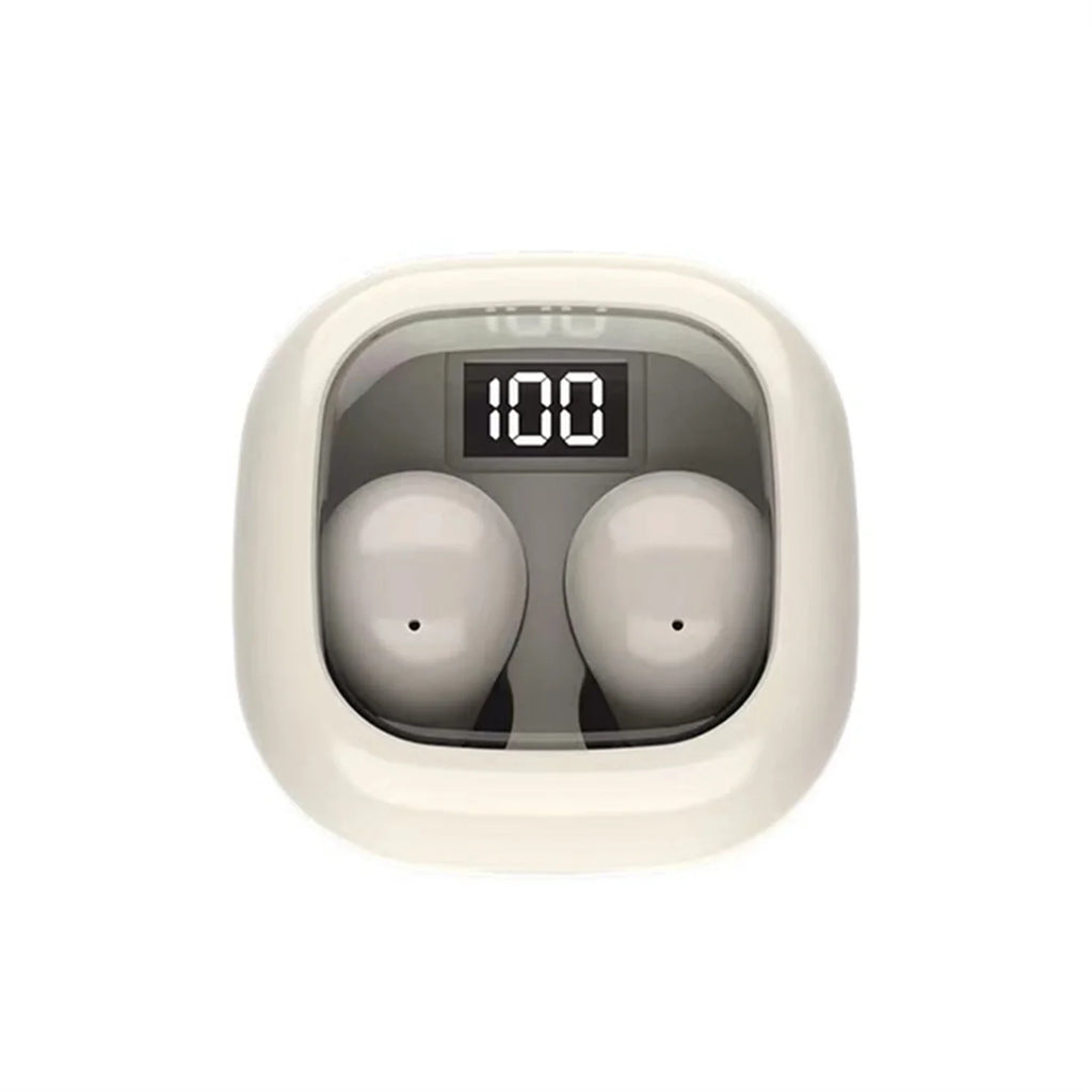 SK Small Headphones Wireless Bluetooth Headset Sport Sleeping Invisible Comfortable To Wear Bass Earbuds Earphone For All Phones
