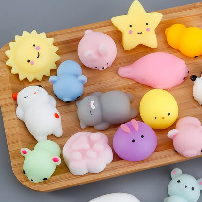 5–50 PCS Party Favors Mini Mochi Squishy Squeeze Toys, Random Assortment