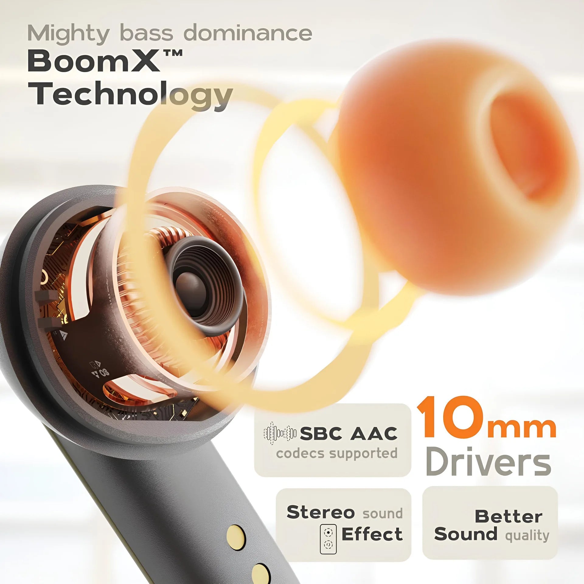 TWS Wireless Earphones Bluetooth 5.4 – ENC Noise Cancelling, Ultra-Low Latency, Waterproof (Sivir)