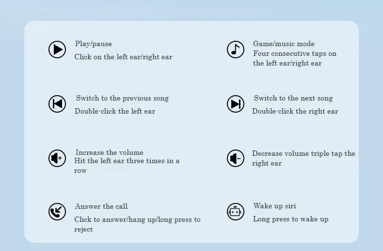 Air Pro4 wireless earphones Bluetooth 5.3 in ear earphones suitable for sports, gaming, and office work, compatible with all ear