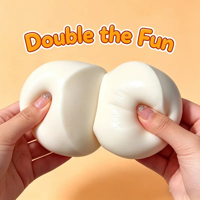 Squeeze Toys Milk Cake Squeeze Taba Soft Toy, Cute Milky White Squeeze Toy, Finger Toy, Stress Relief Toy, Soft Girl Birthday Gift Toy