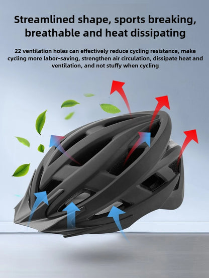 Ultralight Cycling Helmet Integrally-molded Men Women Racing Helmet 52-62cm 22 Hole Cycling Safety Cap MTB Road Bike Accessories