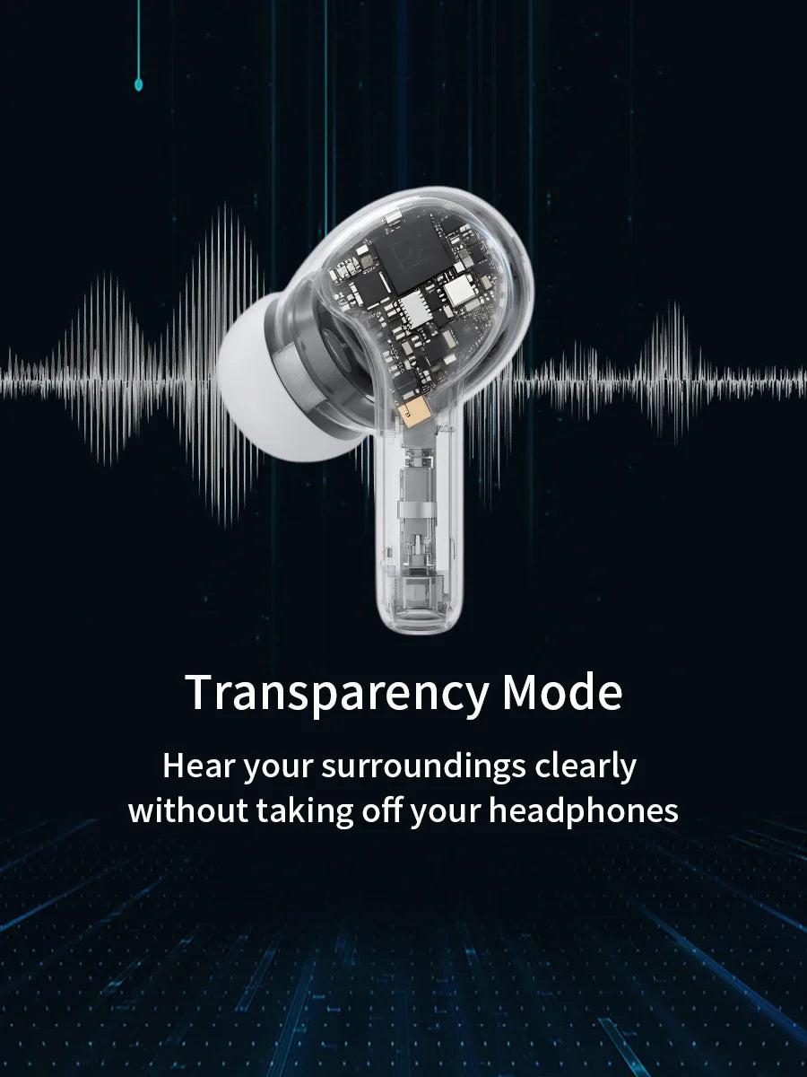 【 Pro 3 】 Bluetooth noise cancelling wireless earphones with heart rate monitoring, waterproof for daily use, perfect for sports