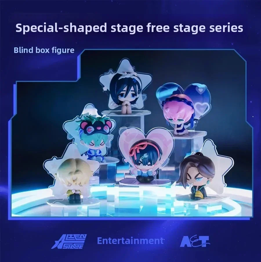 6PCS Blind Box Alien Stage Free Stage Series TILL Two-dimensional Animation Peripherals Collection Model Doll Surprise Gifts Toy