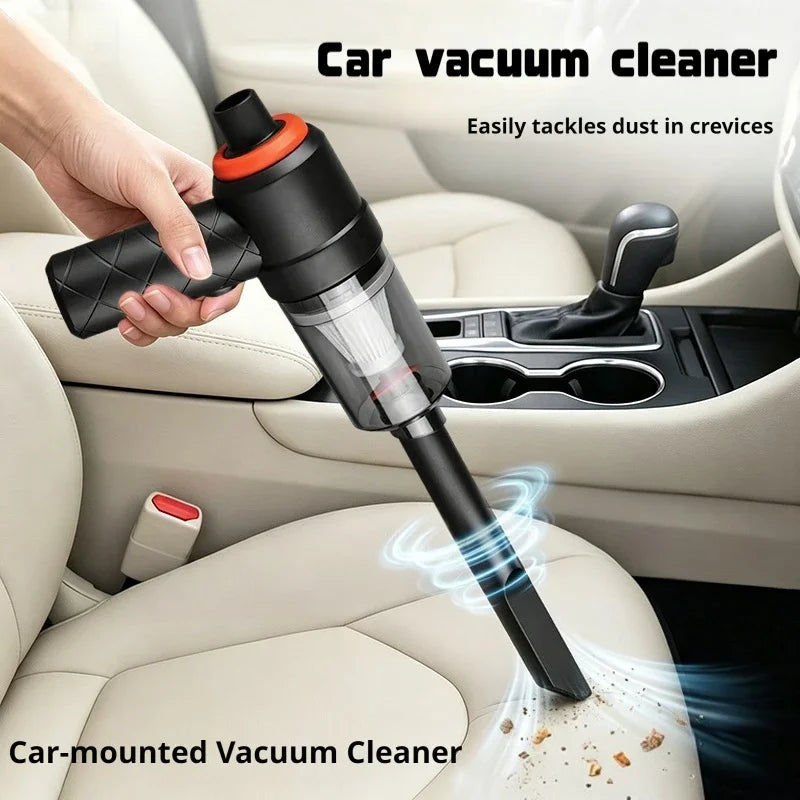2-in-1 Cordless Car Vacuum & Air Duster Portable Rechargeable for Car & Home