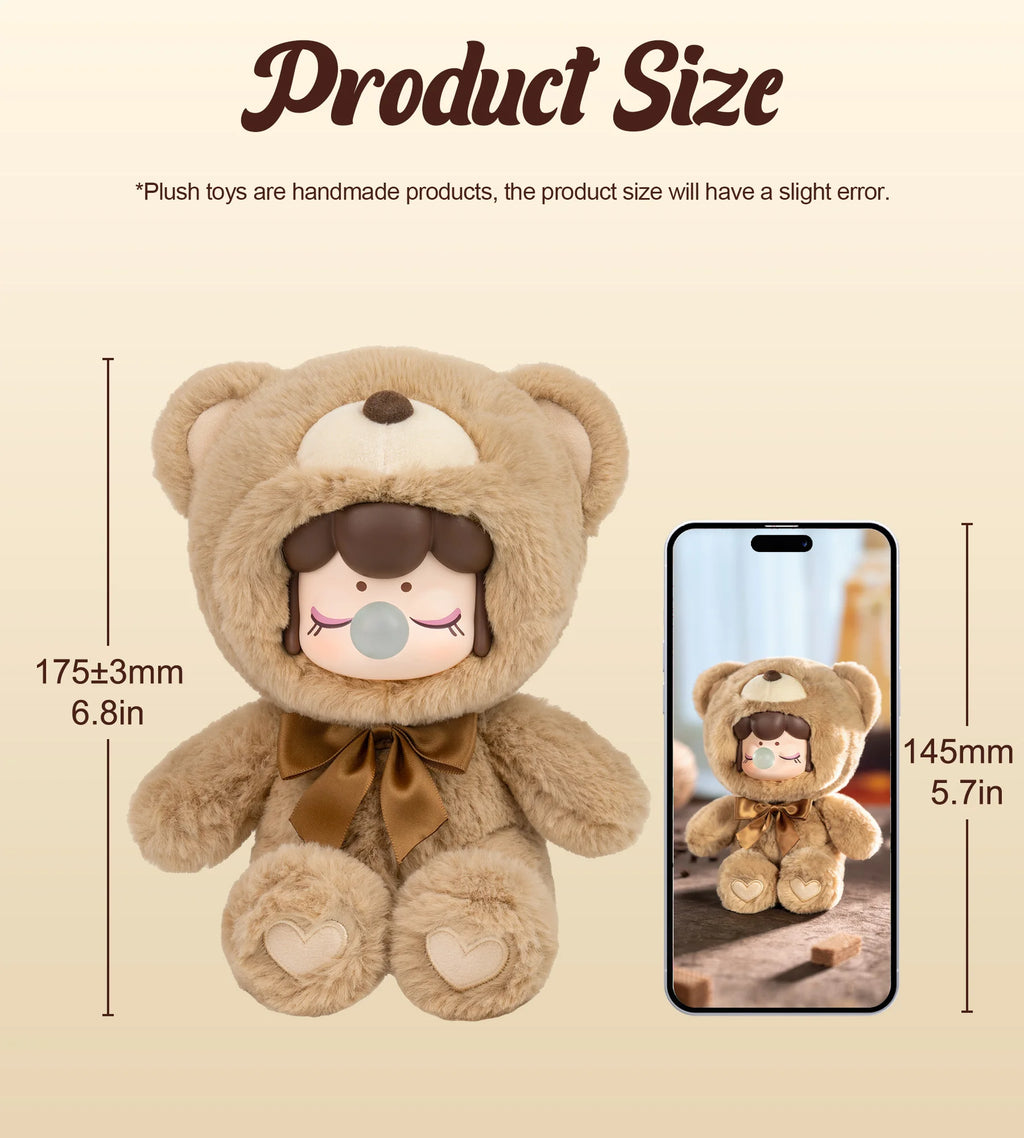 Robotime Rolife Nanci Chocolate Colorful Plush Bear Series Blind Box Handmade Decoration Surprise Box Children's Christmas Gifts