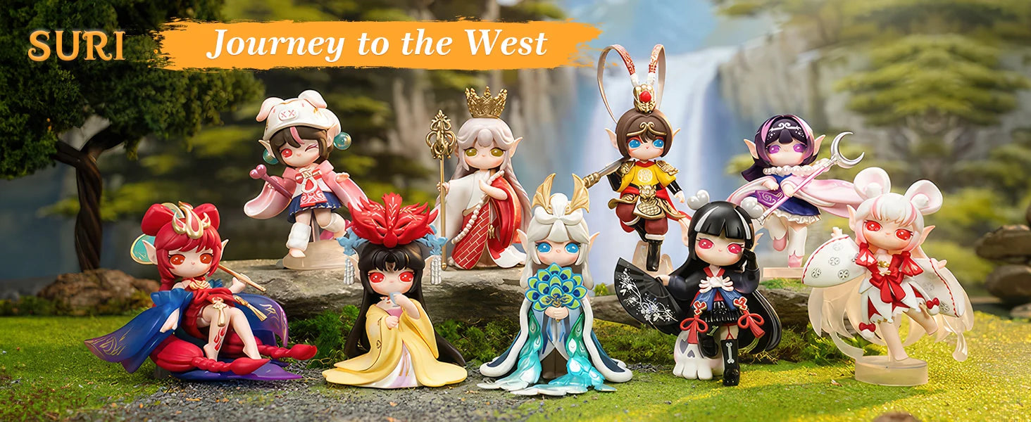 Rolife Suri Blind Box Suri's Journey to the West Action Figure Collectible Doll Toys Surprise Box Gift for Kids Friends Adults