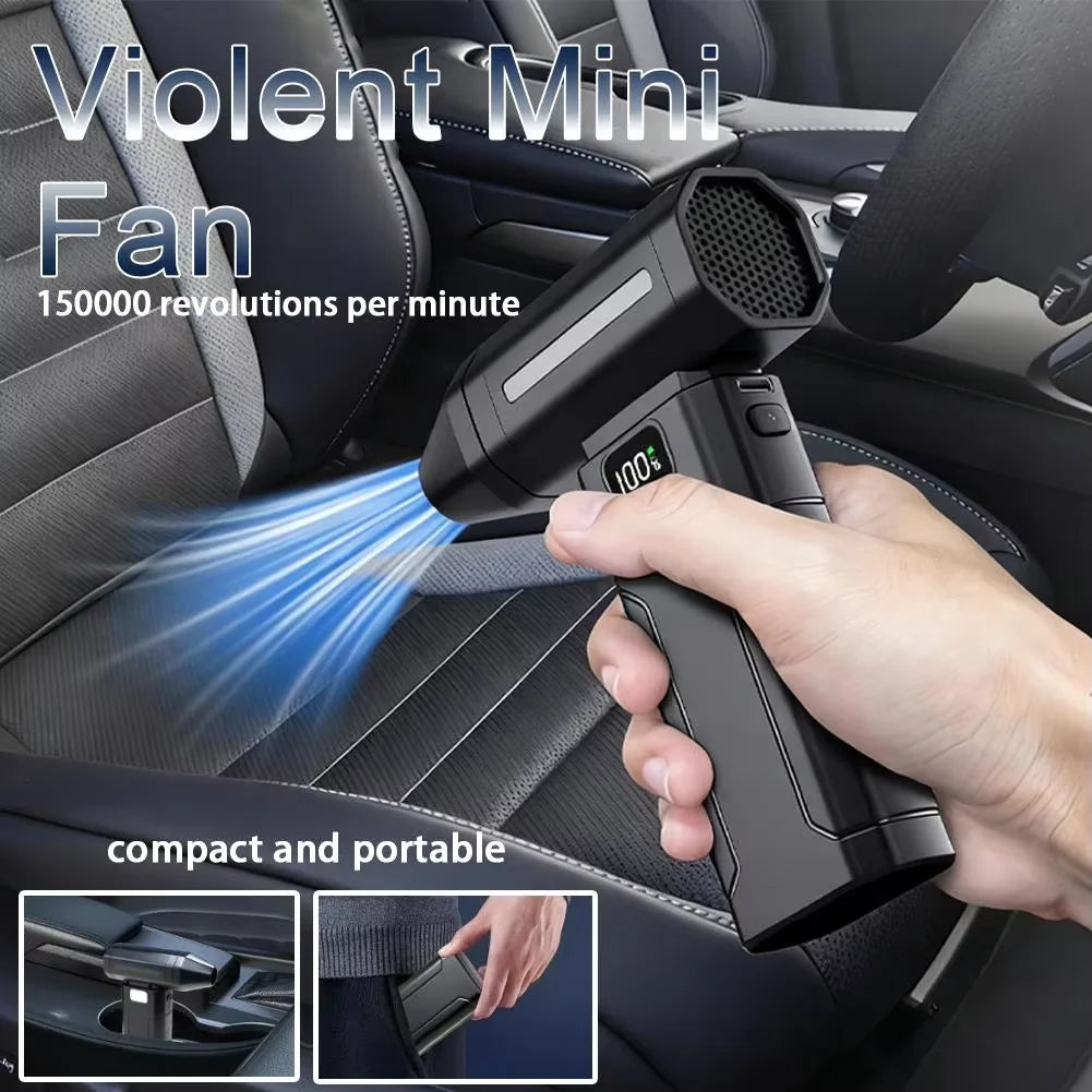 160000 RPM Electric Air Duster Cordless Blower for Car Keyboard PC Home Cleaning