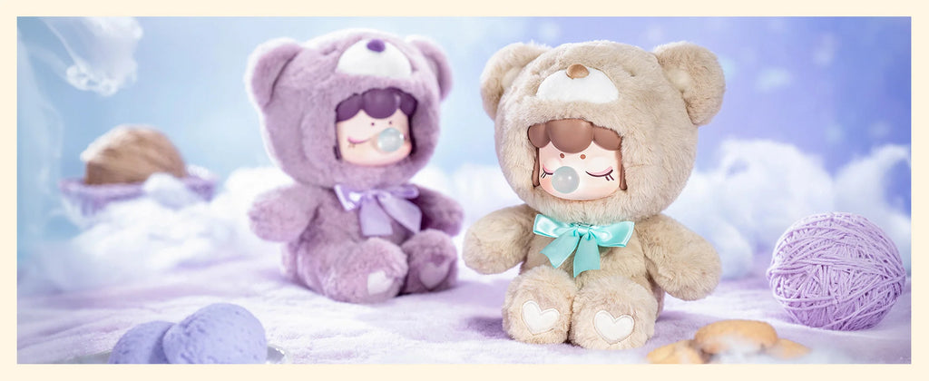 Robotime Rolife Nanci Chocolate Colorful Plush Bear Series Blind Box Handmade Decoration Surprise Box Children's Christmas Gifts