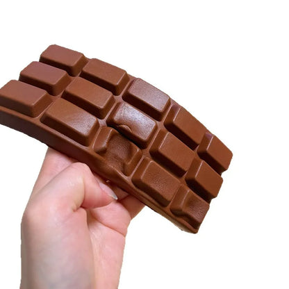 Chocolate Bar Squishy Toy, Slow-Rising Stress Relief Fidget, 1 or 3 Pack