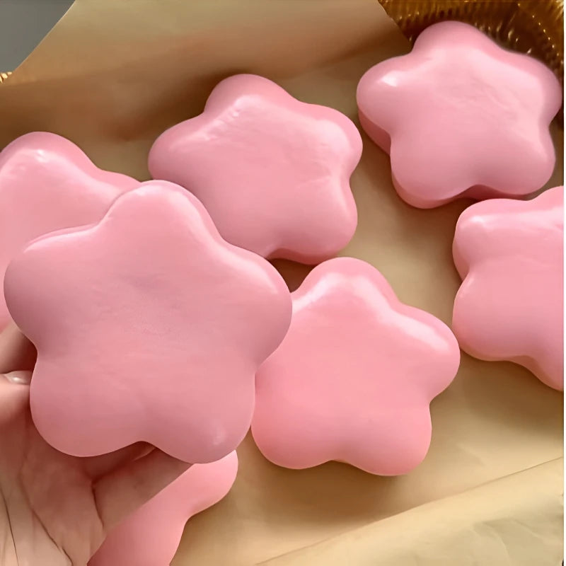 Yellow Squishy Star Fidget Toy Slow Rising Pinch Anti-anxiety Squeeze Toy Super Soft Cute Rebound Decompression Toy Funny Gifts