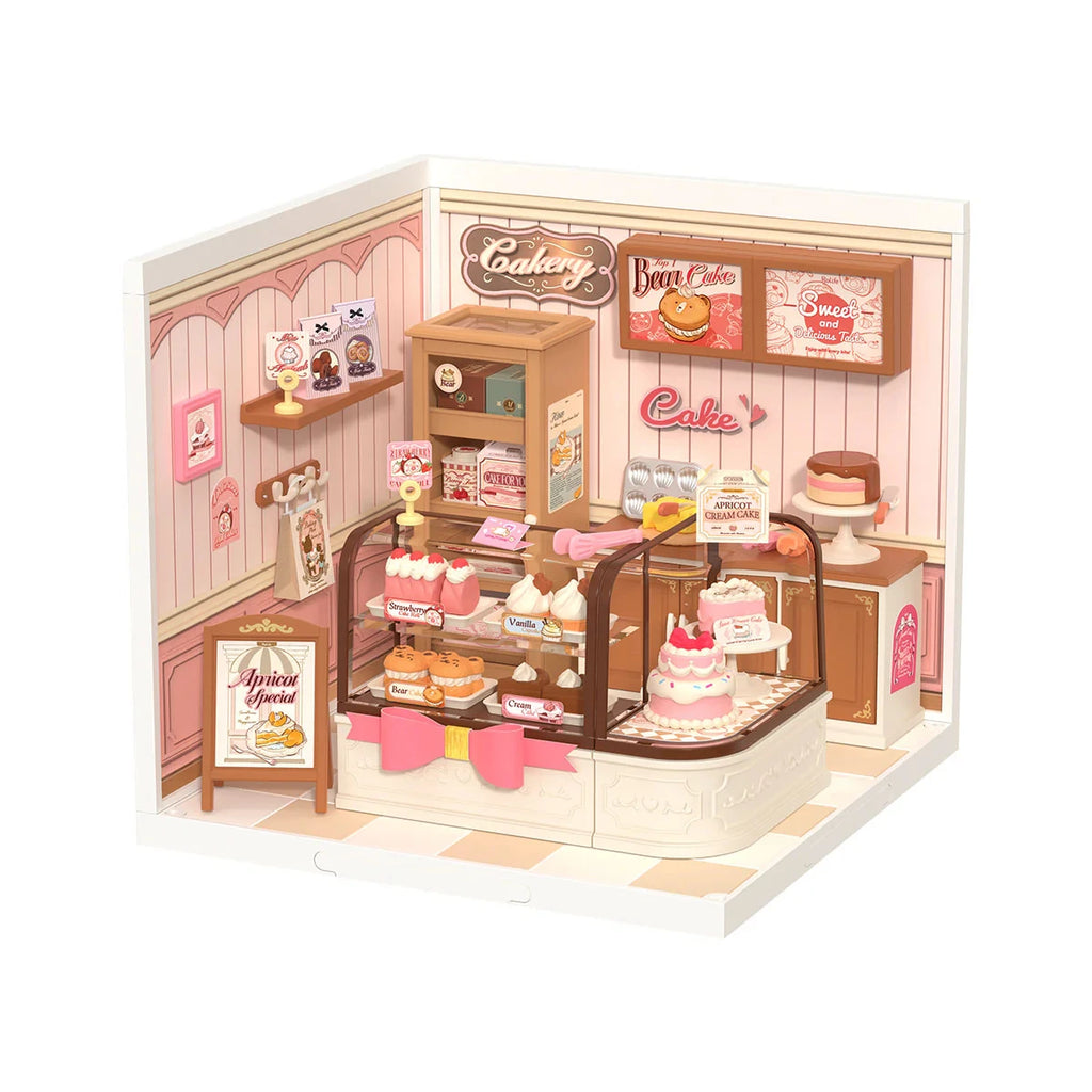 Robotime Rolife 3D Puzzle Lovely Pink Bedroom DIY Miniature House Kit Building Blocks Gift Girls Kids