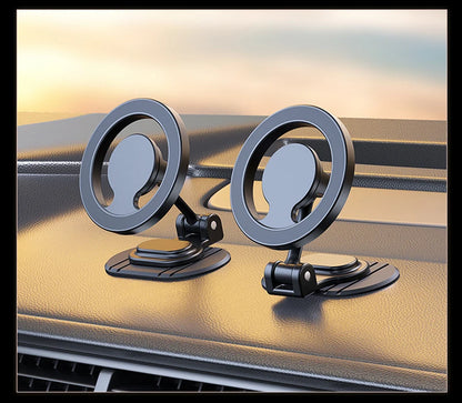 Metal Magnetic Car Phone Holder for MagSafe 360° Foldable Dashboard Mount