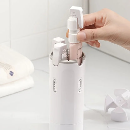 4-in-1 Travel Dispenser Bottle, Leak-Proof Refillable Silicone Squeeze Container with Lock, Compact and Lightweight Toiletry Organizer, Easy to Carry, Ideal for Business Trips, Vacations, and Frequent Travelers