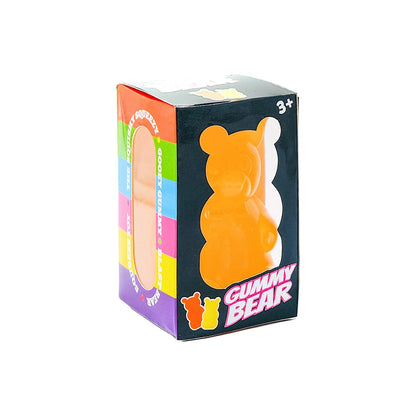 Squishy Cube & Gummy Bear Fidget Toys Slow Rising Sensory Squeeze Box Options