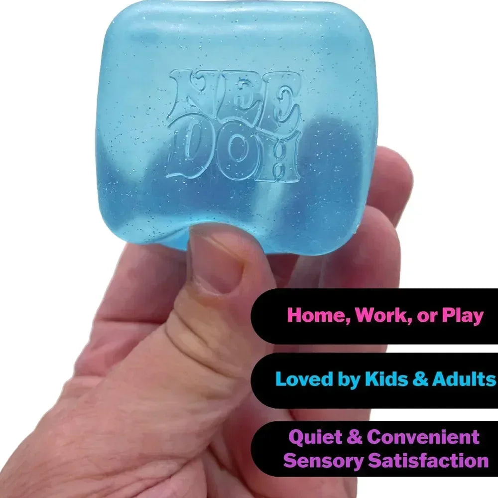 2026 Hot Schylling Needoh Nice Cube Stress Relief Sensory Toy for ADHD Focus and Anxiety Unisex Fidget Tool Soft Squishy Desk