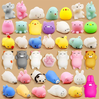5–50 PCS Party Favors Mini Mochi Squishy Squeeze Toys, Random Assortment
